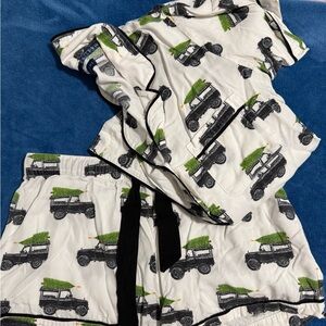 Katie Kime Christmas Pajamas with Jeep
